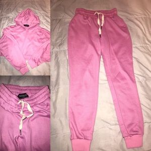 Kittenish two piece jogger set